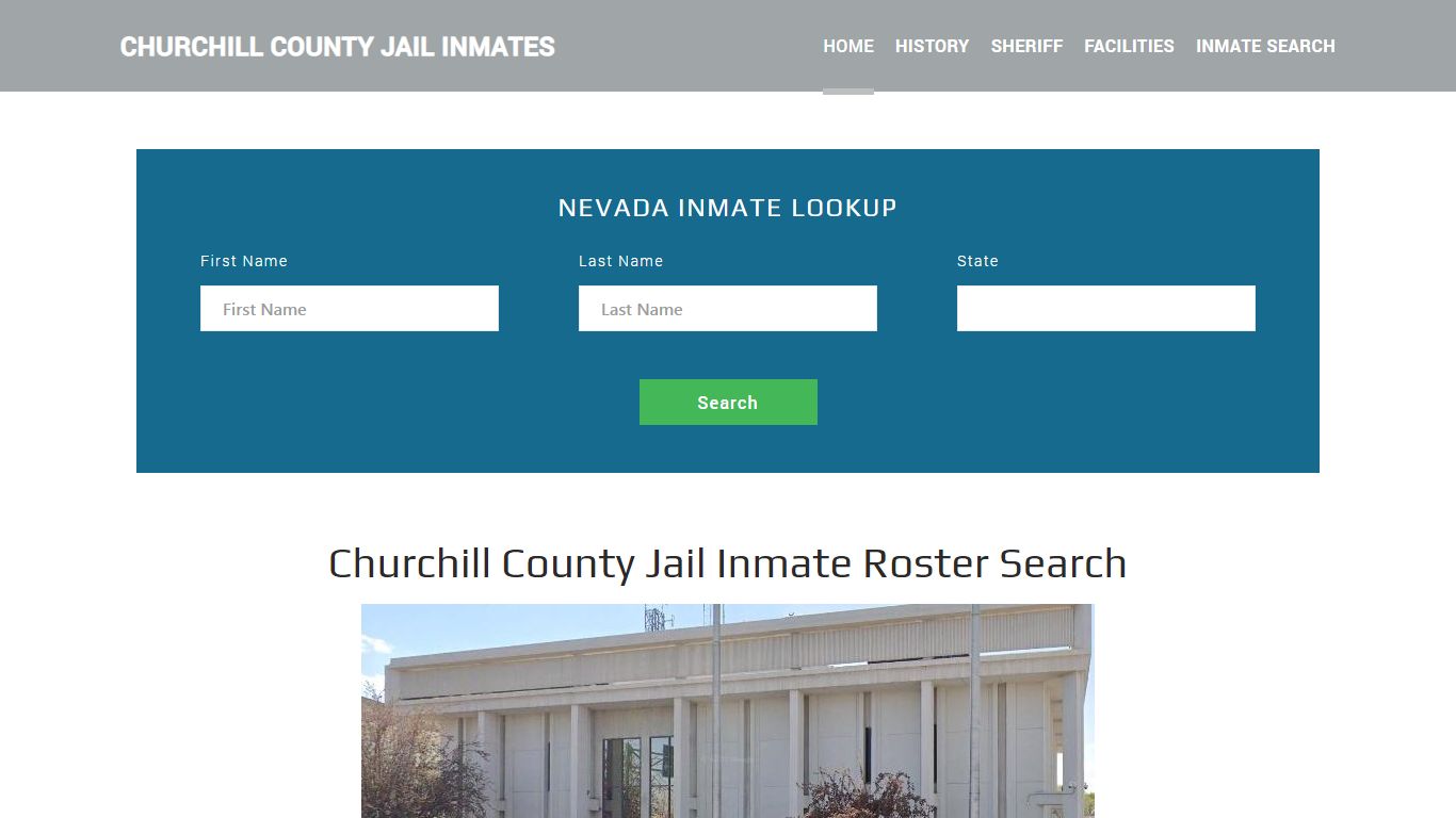 Churchill County Jail Inmate Roster Lookup, Fallon, NV